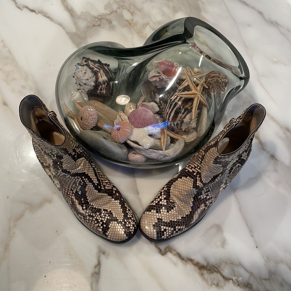 Jimmy Choo Python Ankle Boots